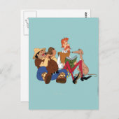 DON QUIJOTE & SANCHO - 400 jaar Briefkaart (Voorkant / Achterkant)