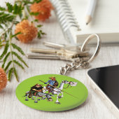 DON QUIJOTE, SANCHO...- Llavero-Cervantes Sleutelhanger (Zijkant)