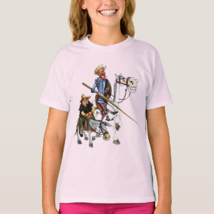 DON QUIJOTE, SANCHO, ROCINANTE y RUCIO - Camiseta T-shirt