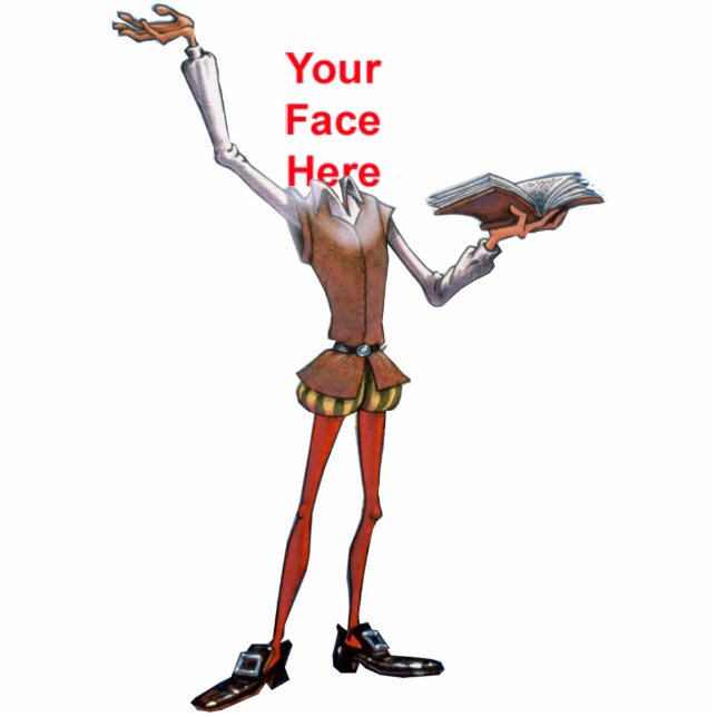 DON QUIJOTE-Sjabloon Staand Fotobeeldje (Voorkant)