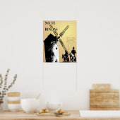 Don Quijote y los molinos Poster (Keuken)
