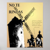 Don Quijote y los molinos Poster (Voorkant)