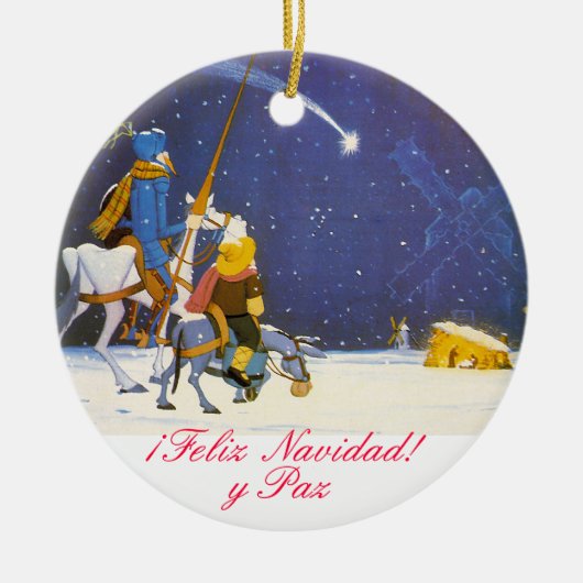 DON QUIXOTE - Adorno de Navidad Keramisch Ornament (Voorkant)