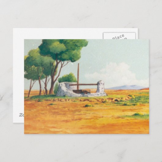 DON QUIXOTE ANIMATIE ACHTERGROND BRIEFKAART (Voorkant / Achterkant)