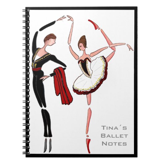 DON QUIXOTE BALLET DANCERS- BALLERINA NOTWBOOK NOTITIEBOEK (Voorkant)