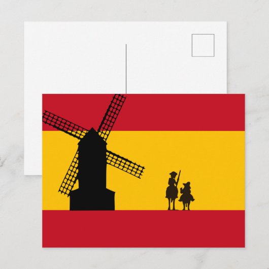 Don Quixote Briefkaart (Voorkant / Achterkant)