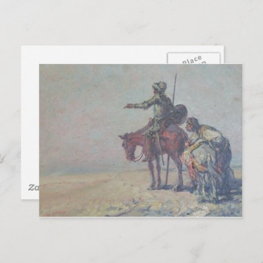 Don Quixote Briefkaart (Voorkant / Achterkant)