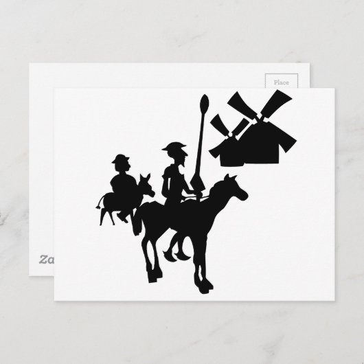 Don Quixote Briefkaart (Voorkant / Achterkant)