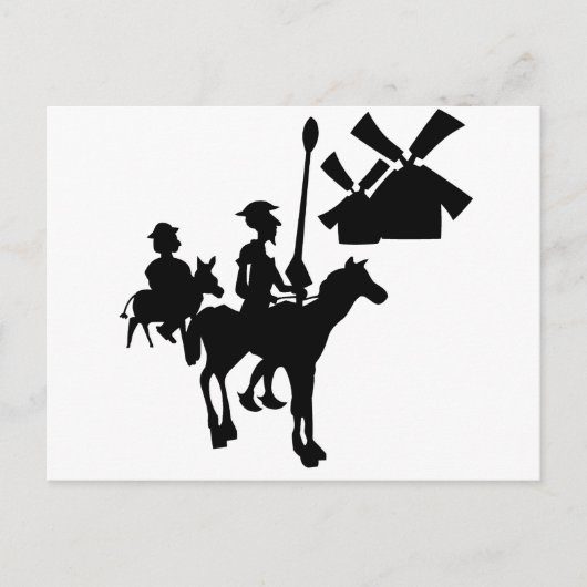Don Quixote Briefkaart (Voorkant)