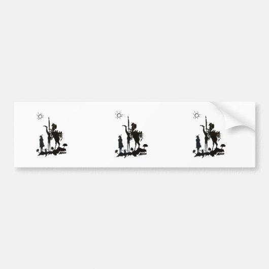 Don Quixote Bumpersticker (Voorkant)