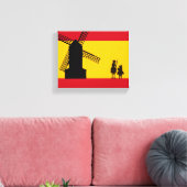 Don Quixote Canvas Afdruk (Insitu (Woonkamer))
