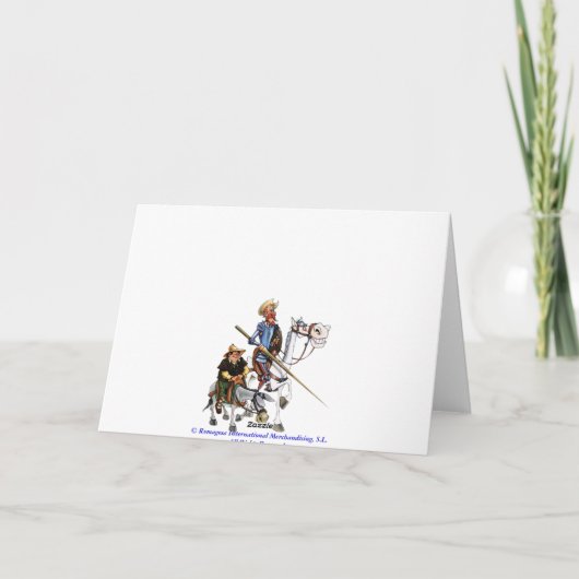 DON QUIXOTE -Christmas Kaart- Felicitación Navidad Feestdagen Kaart (Achterkant)