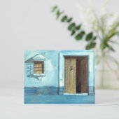 DON QUIXOTE - de animatieachtergrond van de Cartoo Briefkaart (Staand voorkant)