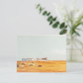 DON QUIXOTE - de animatieachtergrond van de Cartoo Briefkaart (Staand voorkant)