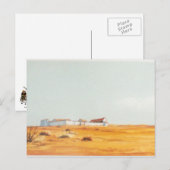 DON QUIXOTE - de animatieachtergrond van de Cartoo Briefkaart (Voorkant / Achterkant)