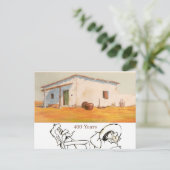 DON QUIXOTE - de animatieachtergrond van de Cartoo Briefkaart (Staand voorkant)