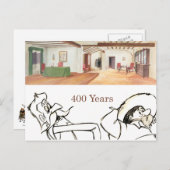 DON QUIXOTE - de animatieachtergrond van de Cartoo Briefkaart (Voorkant / Achterkant)