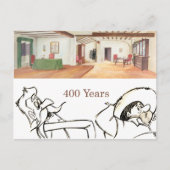 DON QUIXOTE - de animatieachtergrond van de Cartoo Briefkaart (Voorkant)