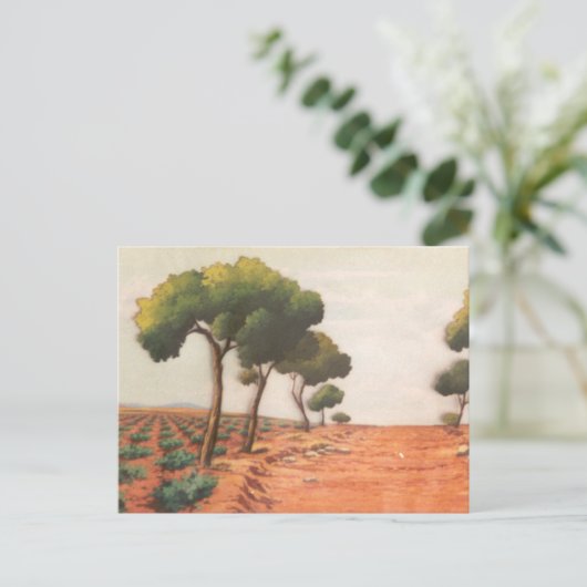 DON QUIXOTE - de animatieachtergrond van de Cartoo Briefkaart (Staand voorkant)