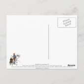 DON QUIXOTE - de animatieachtergrond van de Cartoo Briefkaart (Achterkant)