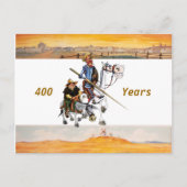 DON QUIXOTE - de animatieachtergrond van de Cartoo Briefkaart (Voorkant)