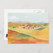 DON QUIXOTE - de animatieachtergrond van de Cartoo Briefkaart (Voorkant / Achterkant)