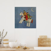 “Don Quixote” door W Heath Robinson Poster (Keuken)