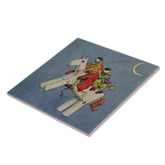 “Don Quixote” door W Heath Robinson Tegeltje (Zijkant)