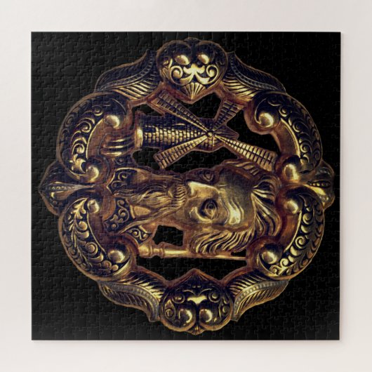 Don Quixote en de Windmill Legpuzzel (Horizontaal)