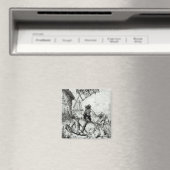 Don Quixote en de windmolens Magneet (Insitu (Vaatwasser))
