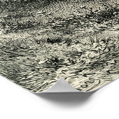 Don Quixote en de windmolens Poster (Hoek)