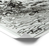 Don Quixote en de windmolens Poster (Hoek)