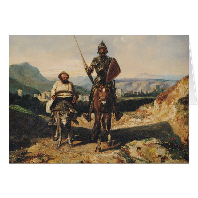 Don Quixote en Sancho (Voorkant Horizontaal)