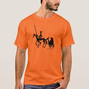 Don Quixote en Sancho Panza grafisch t-shirt