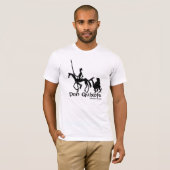 Don Quixote en Sancho Panza grafische T-shirt (Voorkant volledig)