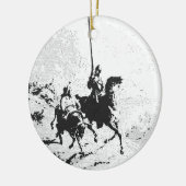 Don Quixote en Sancho Panza Keramisch Ornament (Links)