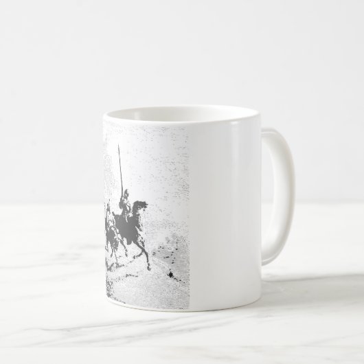 Don Quixote en Sancho Panza Koffiemok (Voorkant rechts)