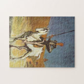 "Don Quixote en Sancho Panza" Legpuzzel (Horizontaal)