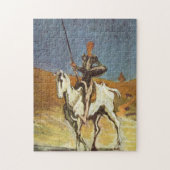 "Don Quixote en Sancho Panza" Legpuzzel (Verticaal)