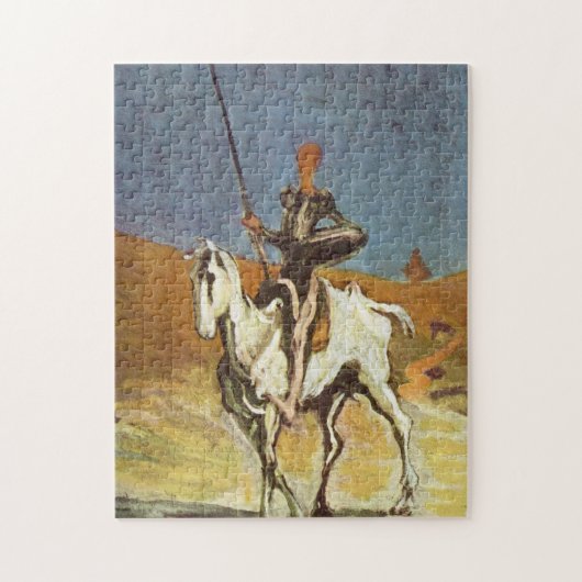 "Don Quixote en Sancho Panza" Legpuzzel (Verticaal)