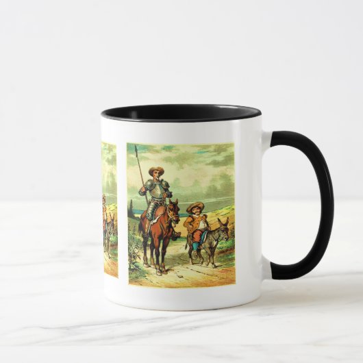 Don Quixote en Sancho Panza Mok (Rechts)