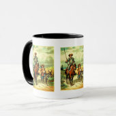 Don Quixote en Sancho Panza Mok (Voorkant links)