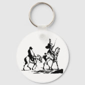 Don Quixote en Sancho Panza Sleutelhanger (Voorkant)