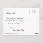 Don Quixote en Sancho Panza van Daumier Honoré (BE Briefkaart (Achterkant)