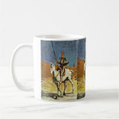 Don Quixote en Sancho Panza van Daumier Honoré (BE Koffiemok (Links)