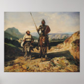 Don Quixote en Sancho Poster (Voorkant)