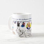 DON QUIXOTE EN VRIENDEN (400 jaar) Koffiemok (Voorkant links)