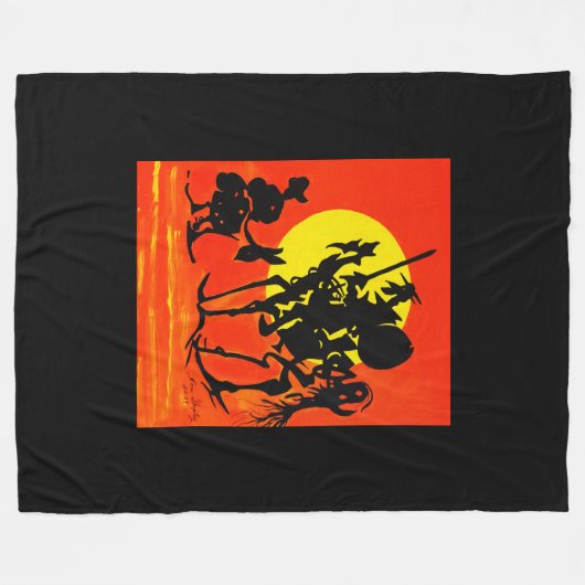 DON QUIXOTE FLEECE DEKEN (Voorkant (Horizontaal))