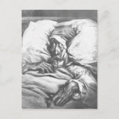 Don Quixote gewond Briefkaart (Voorkant)
