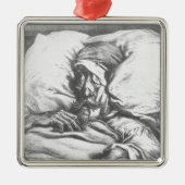 Don Quixote gewond Metalen Ornament (Voorkant)